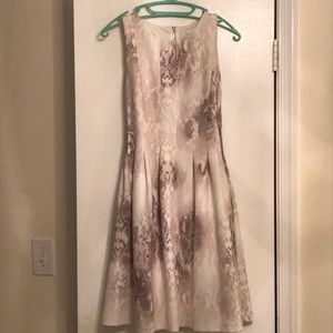 Calvin Klein Snakeskin Print Work Dress